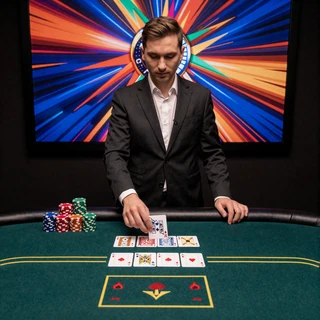 Casino Hold em Live Evolution Poker Dealer Online